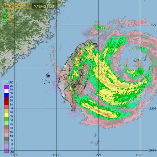 Tifone a Taiwan, 8500 evacuati. Ora si dirige verso la 